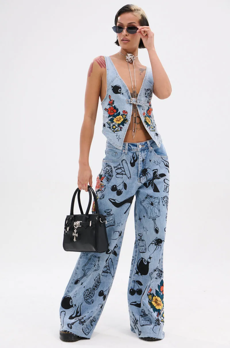 OUT OF MY LEAGUE RELAXED DENIM