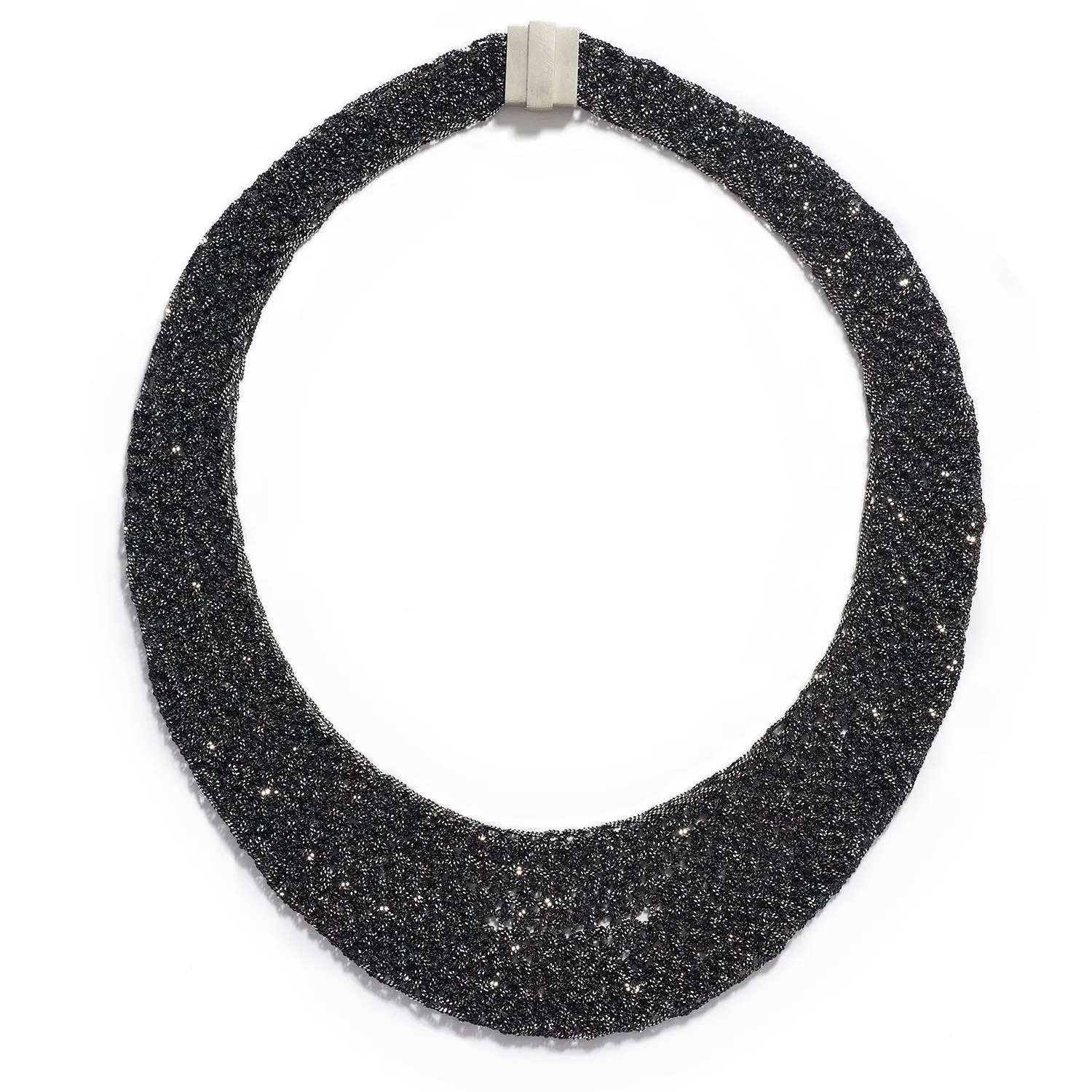 Oxidized Silver Collier