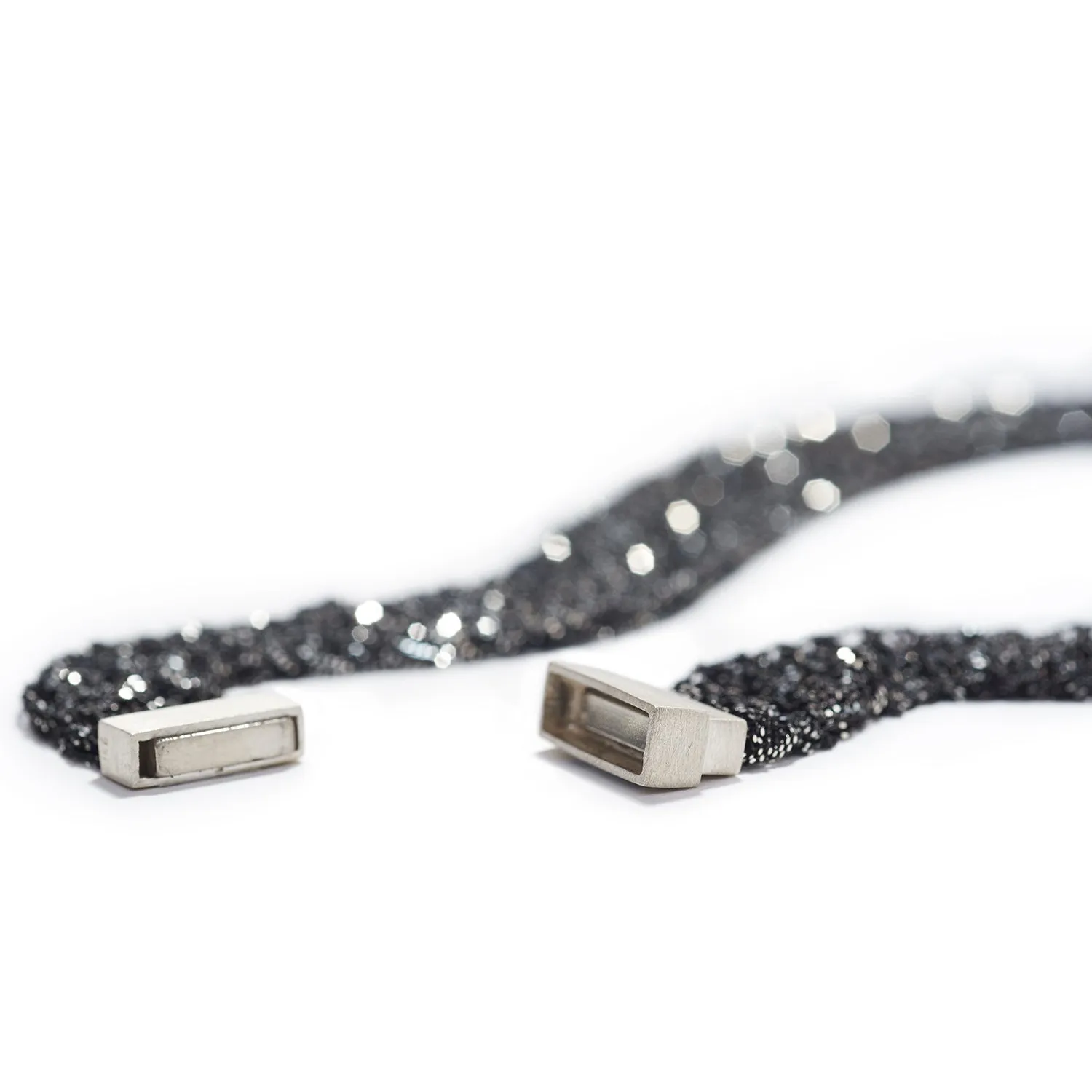 Oxidized Silver Collier