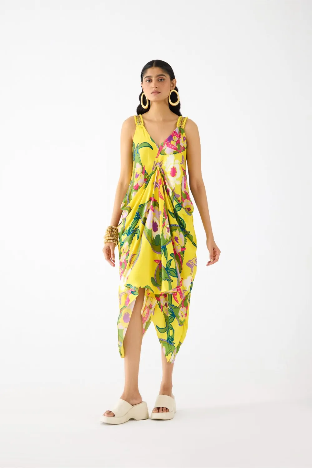 PAISLEY MIDI DRESS