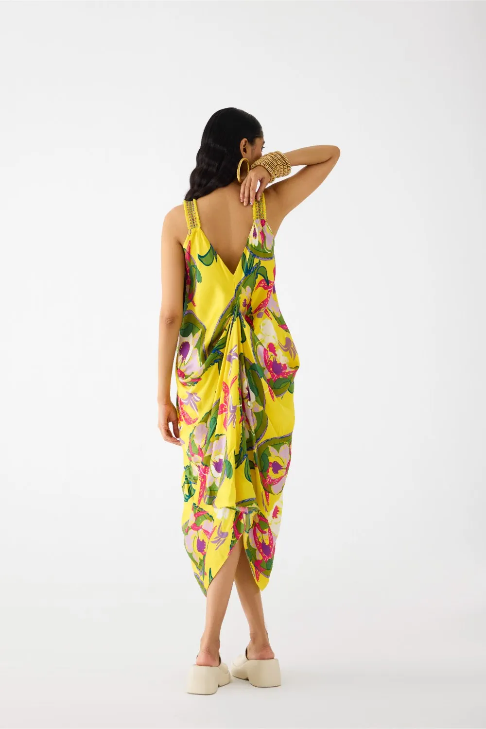 PAISLEY MIDI DRESS