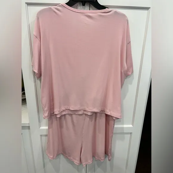 Papinelle NWOT Luxe Rib sof touch Tee &amp; Boxer PJ set