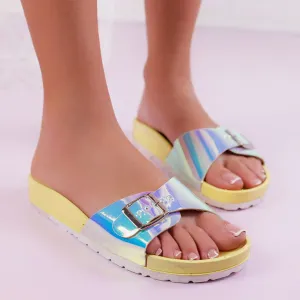 Papuci dama Lenora - Yellow