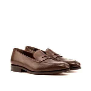 Penny Loafer in Dark Brown Box Calf