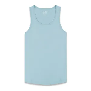 Perfect Pima Relaxed Tank Blythe Blue