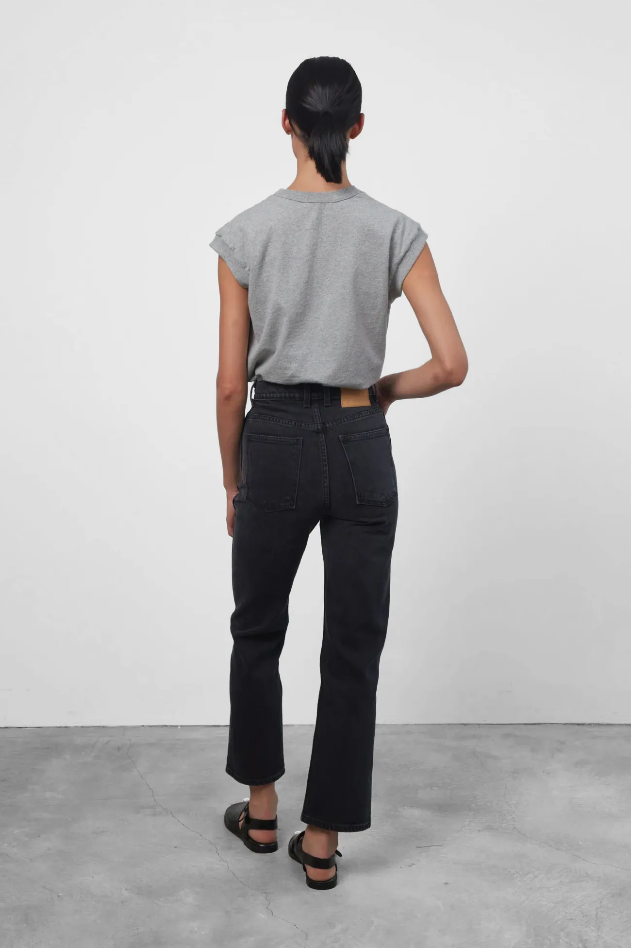 Plein Relaxed Straight Jean in Stil Black