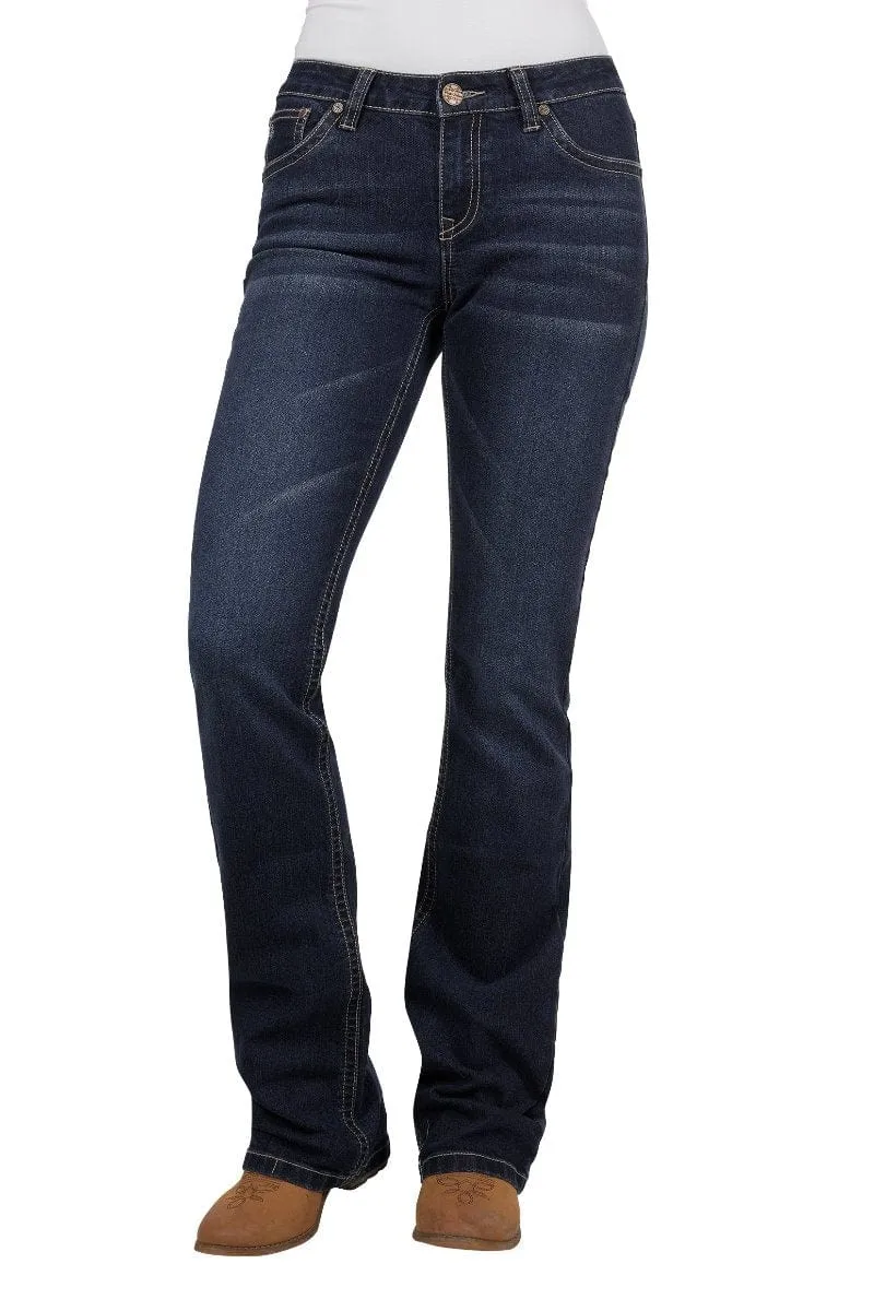 Pure Western Womens Ivy Relaxed Rider Jeans