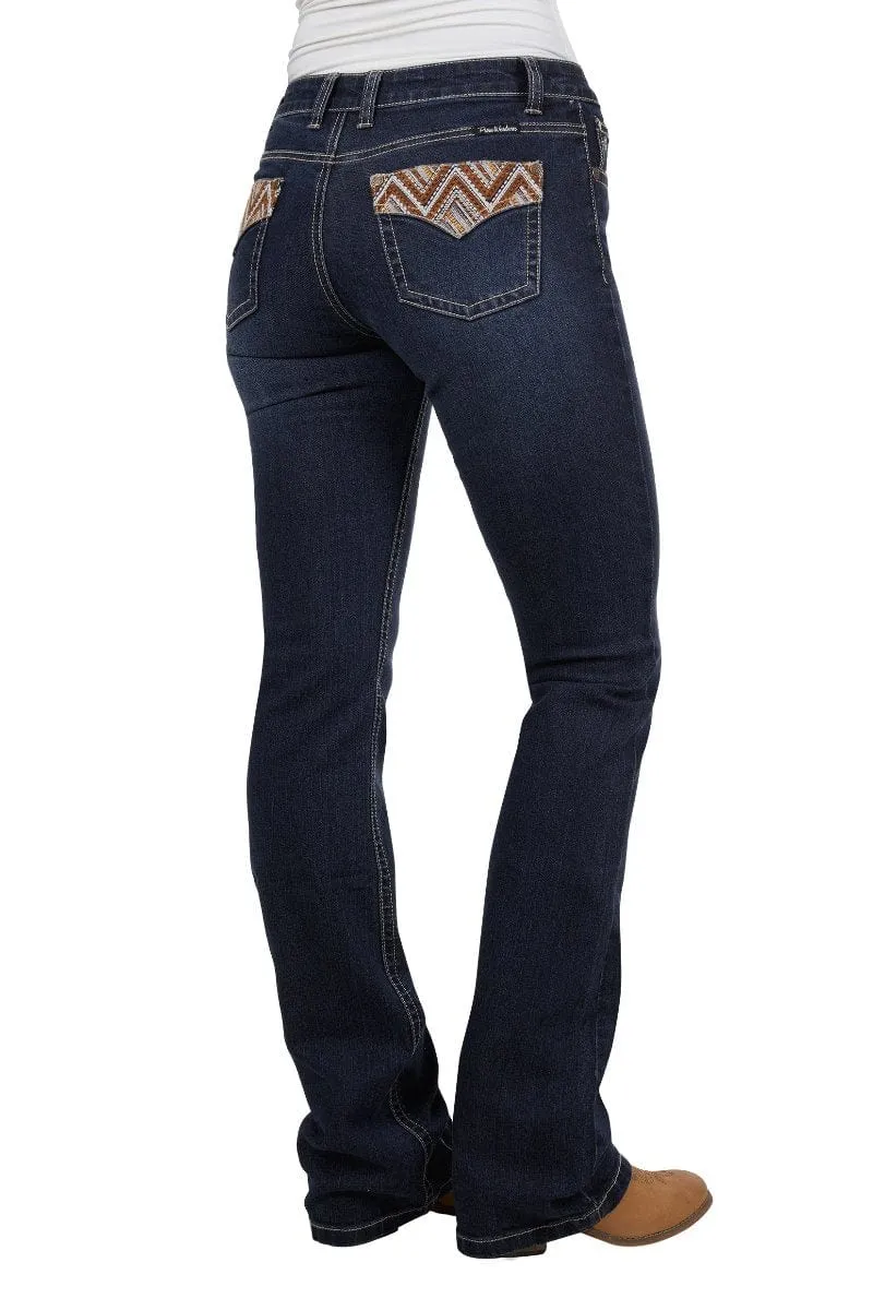 Pure Western Womens Ivy Relaxed Rider Jeans