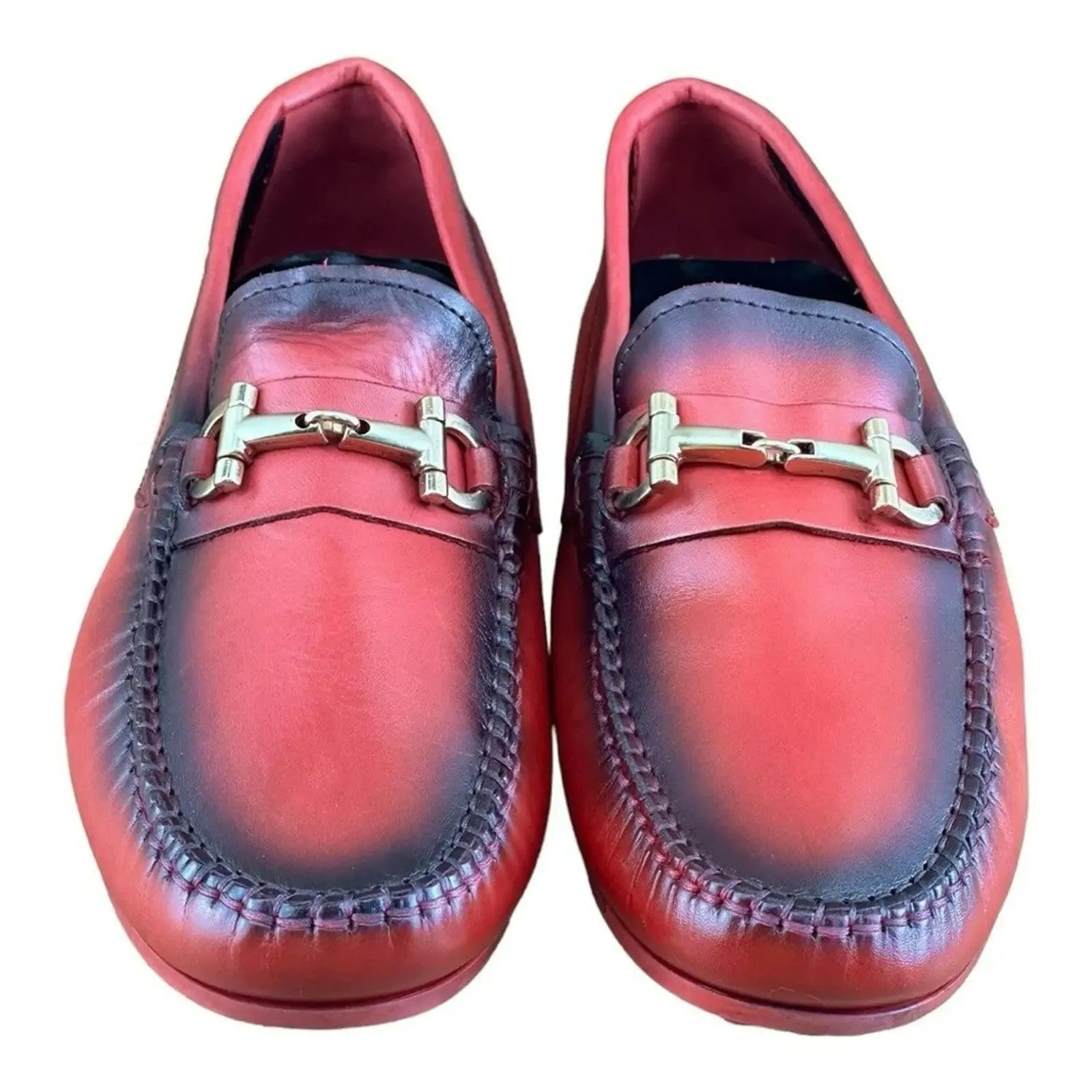 Re Ferdinando Castelo Red Men Driver Loafer