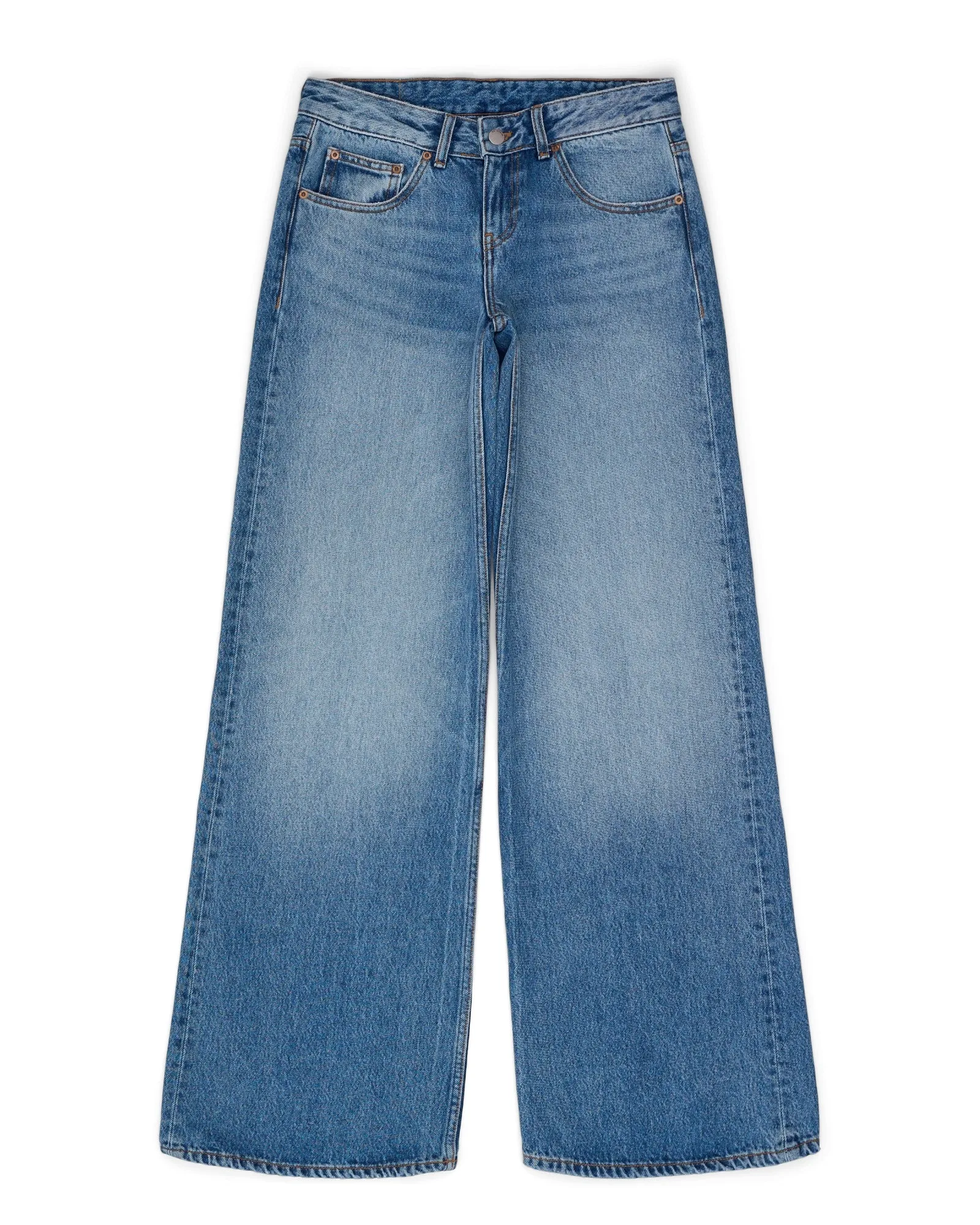 Rhue Wide Jeans - Stream Sky Fade
