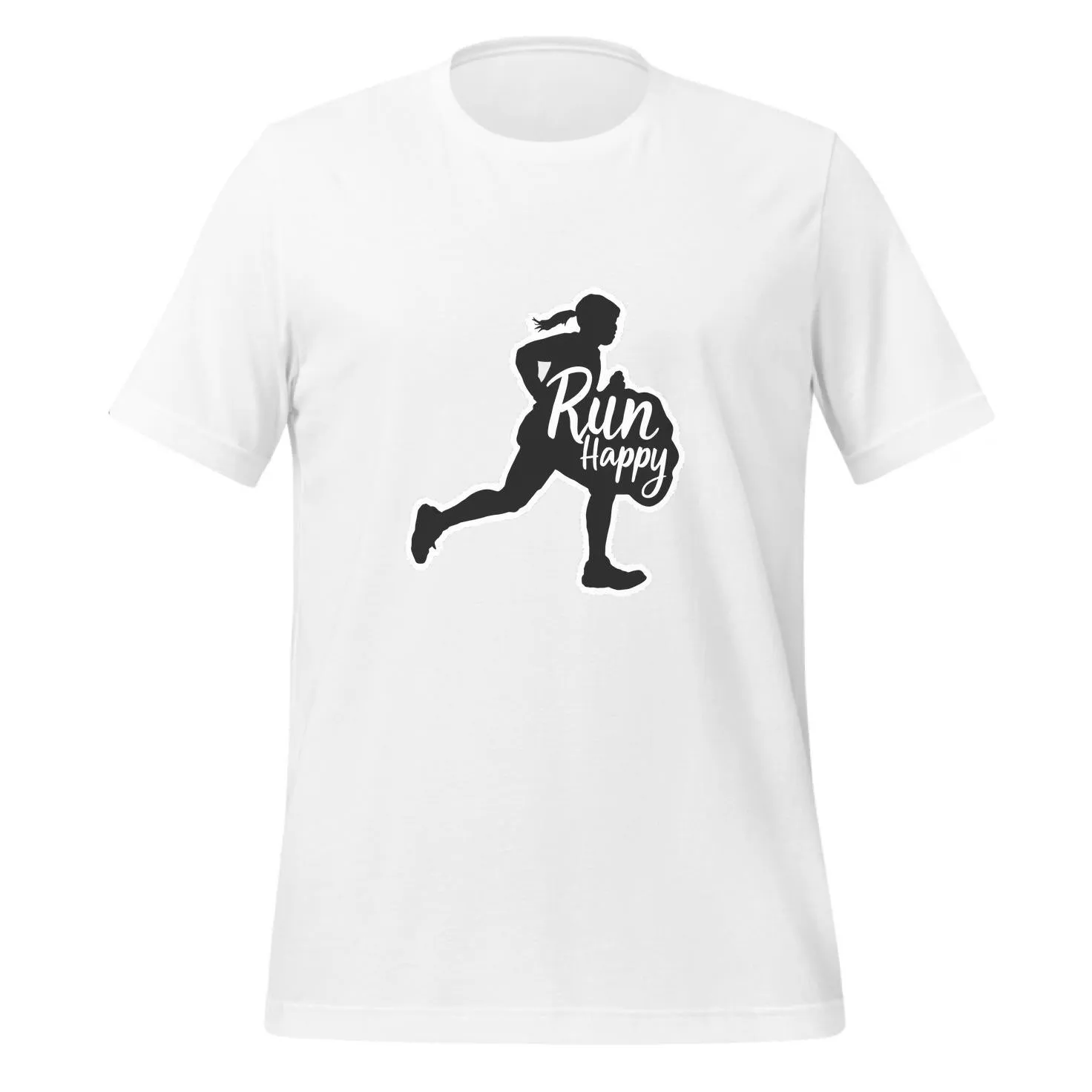 Run Happy Silhouette | Classic T-Shirt (Unisex)