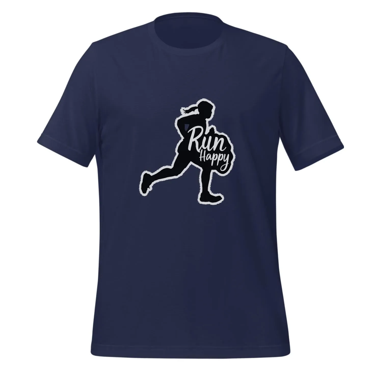 Run Happy Silhouette | Classic T-Shirt (Unisex)