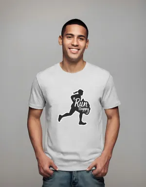 Run Happy Silhouette | Classic T-Shirt (Unisex)