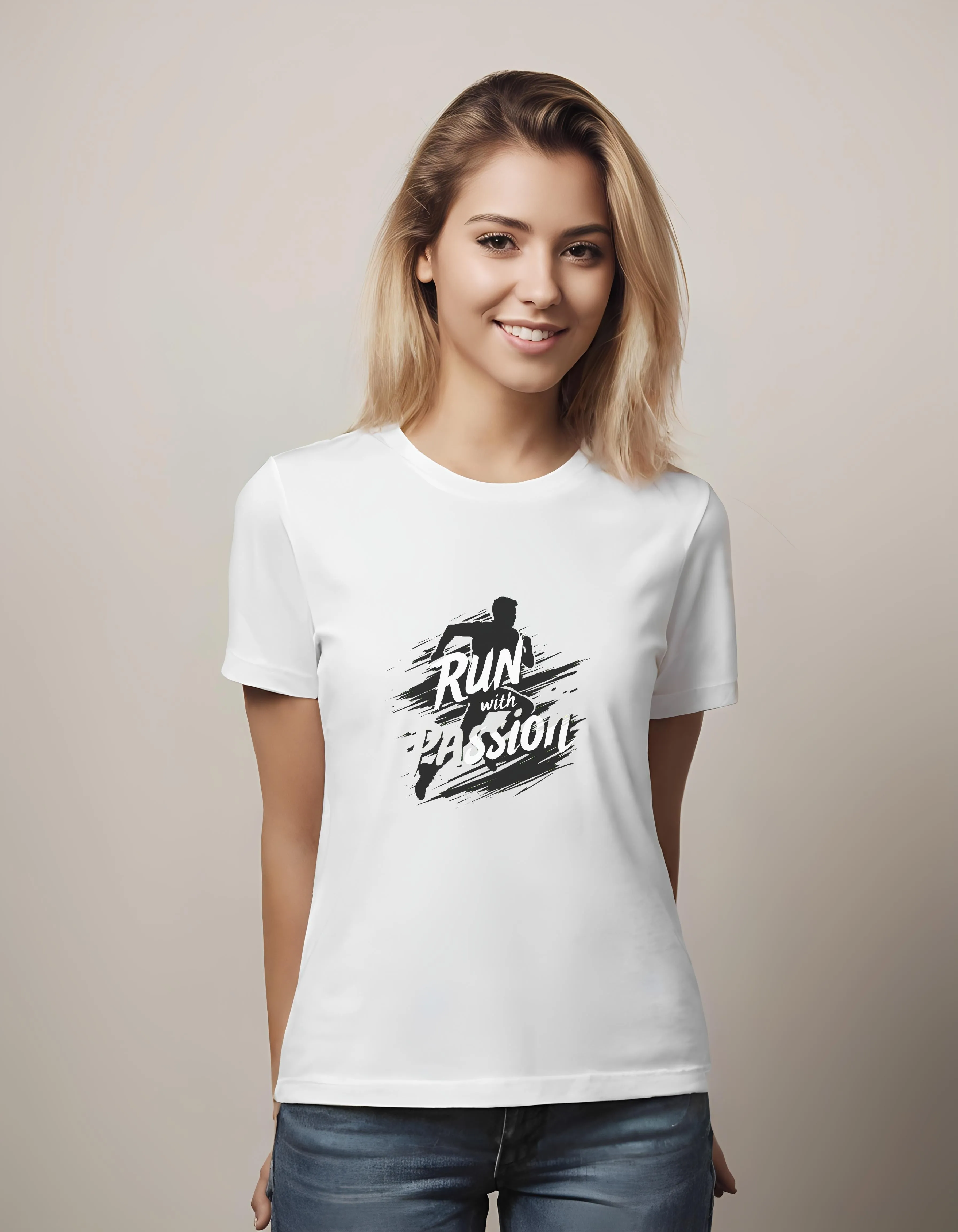 Run with Passion Running Design | Classic T-Shirt (Unisex)