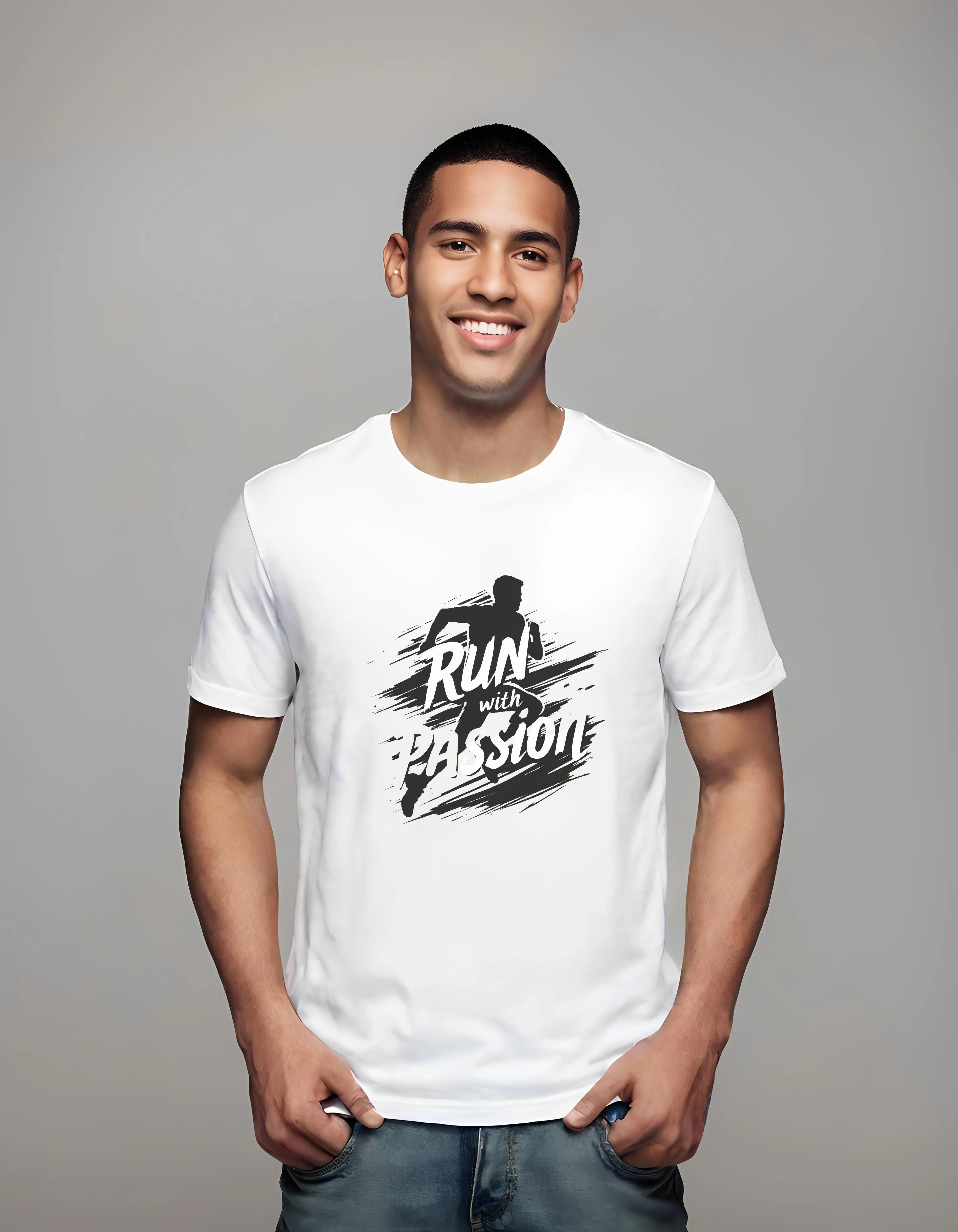 Run with Passion Running Design | Classic T-Shirt (Unisex)