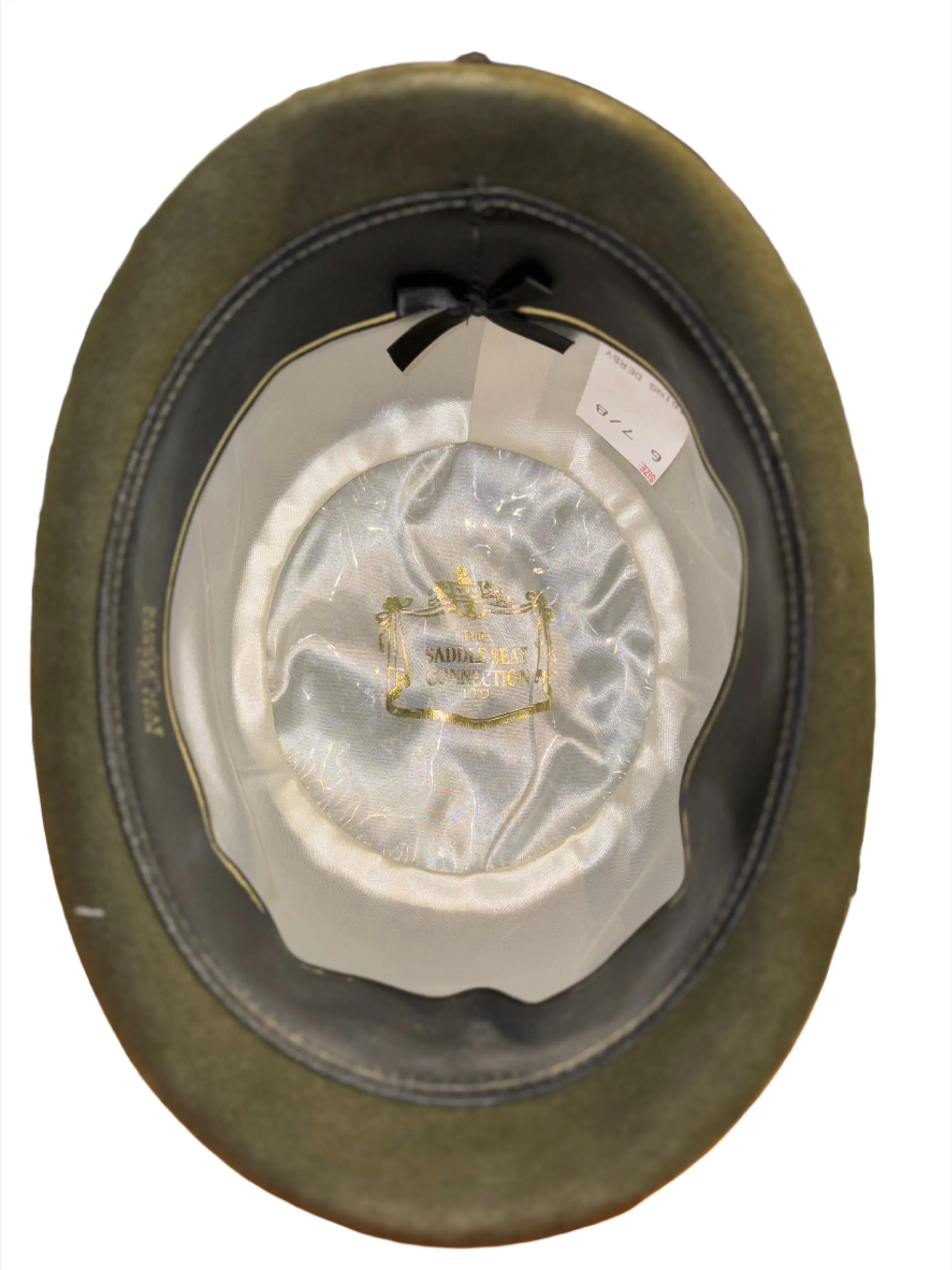 Saddleseat Connection, Dark Olive, 6 7/8 Derby