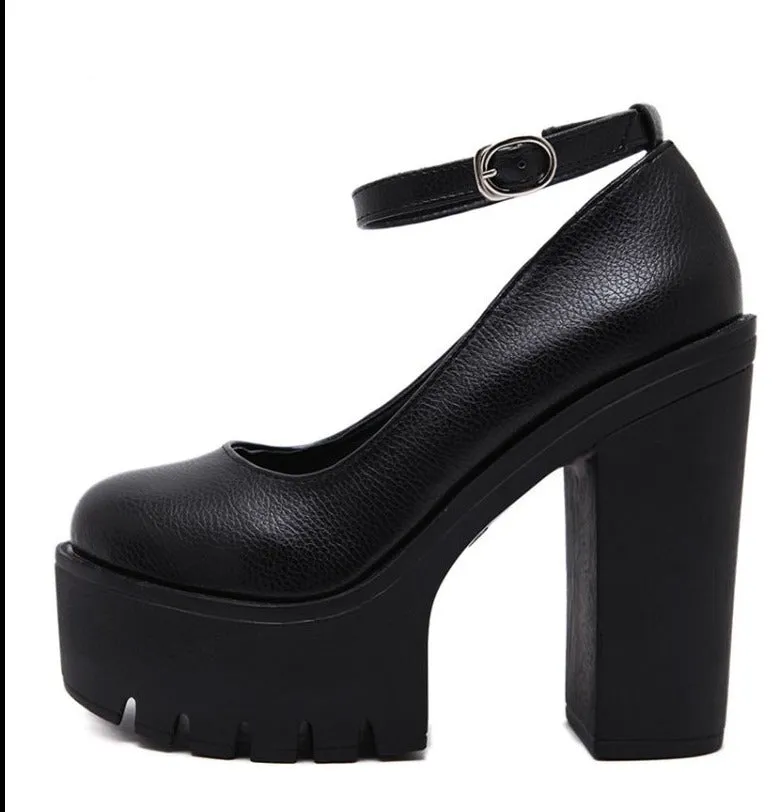 Shadow Step Chunky Mary Janes