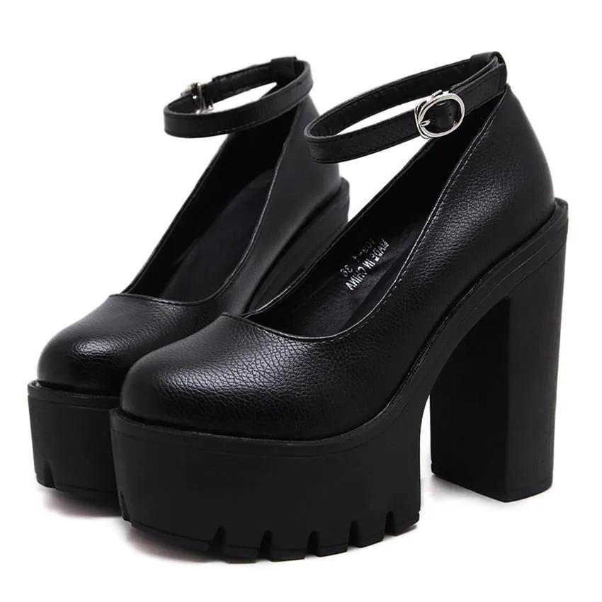 Shadow Step Chunky Mary Janes