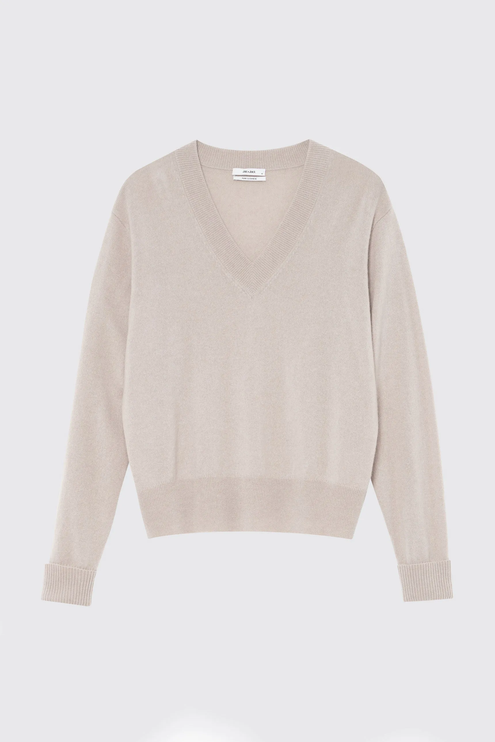 Sharpo Cashmere Sweater - Flaxen Neutral