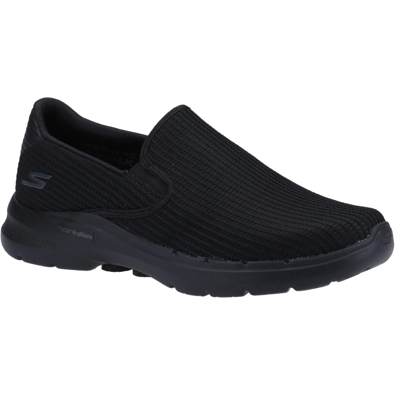 Skechers (GAR216201) Men's GOwalk 6 Anaglyph Trainer in Black 6 to 12