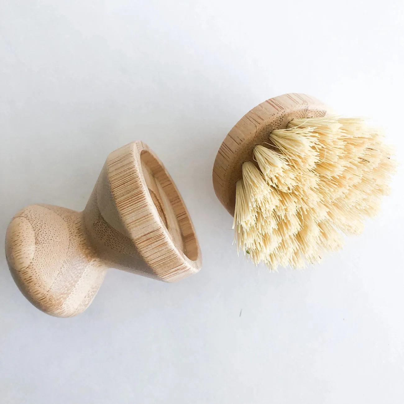 Smile Boutiques | Replacement Head for Natural Bamboo Pot and Dish Brush