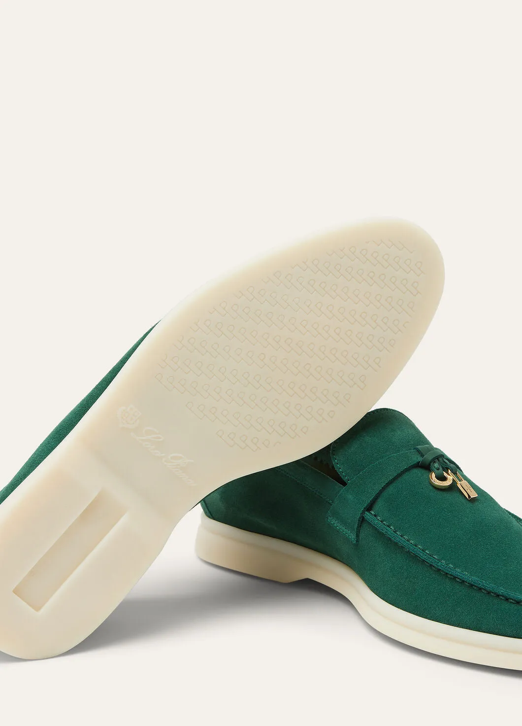 Summer Charms Walk in Green Suede