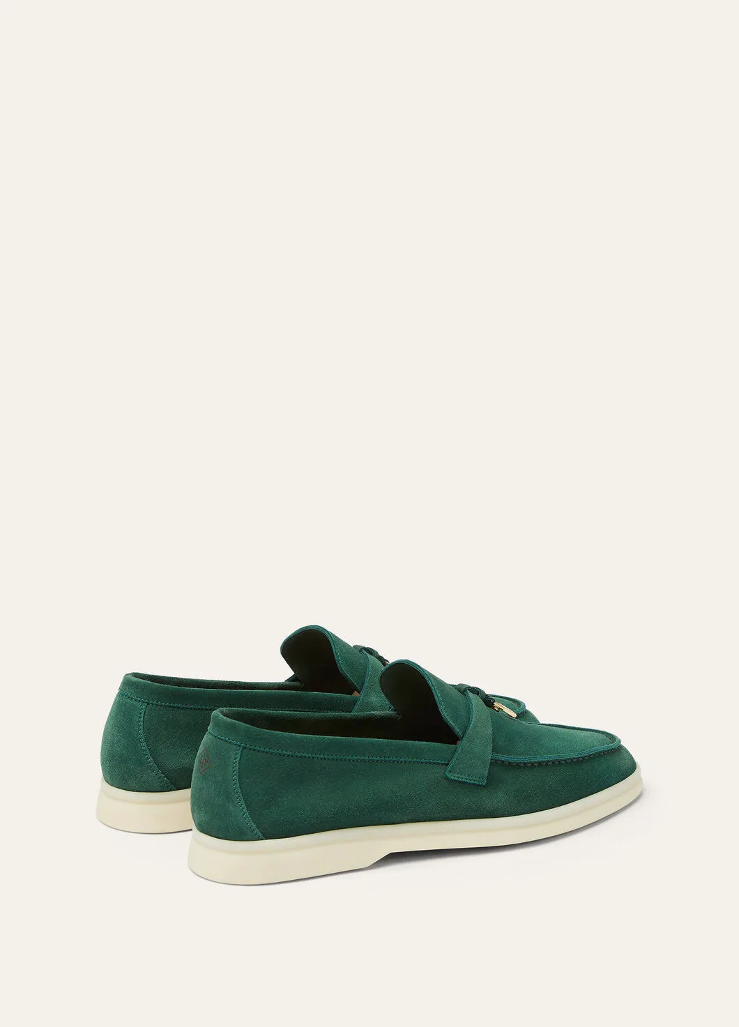 Summer Charms Walk in Green Suede