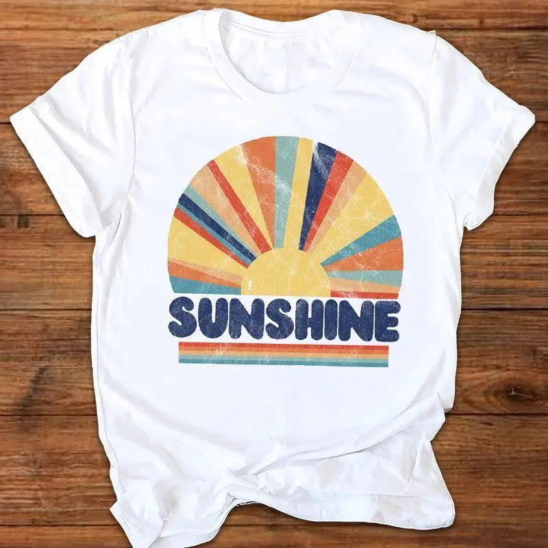 Summer Printed T-shirt Women's Top