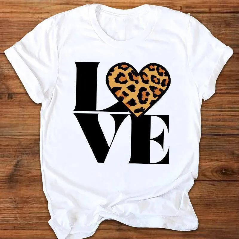 Summer Printed T-shirt Women's Top