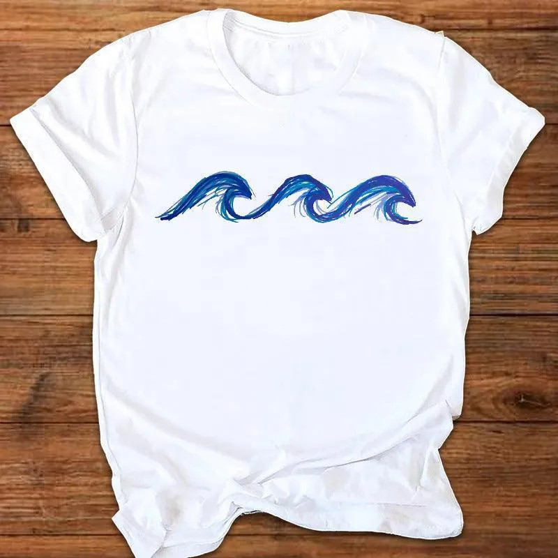 Summer Printed T-shirt Women's Top