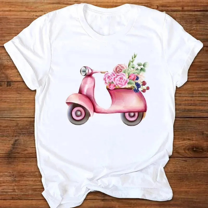 Summer Printed T-shirt Women's Top