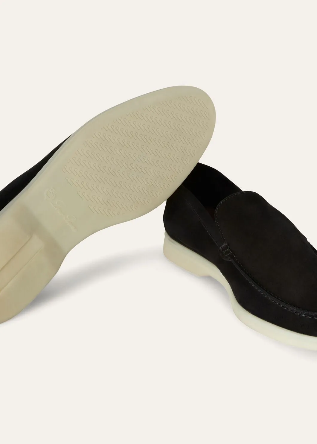 Summer Walk in Black Suede for Men
