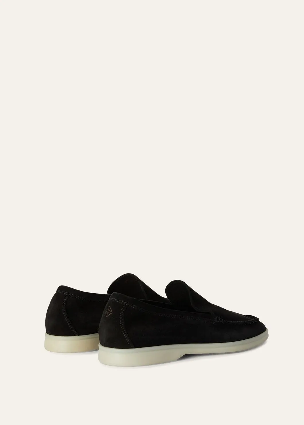 Summer Walk in Black Suede for Men