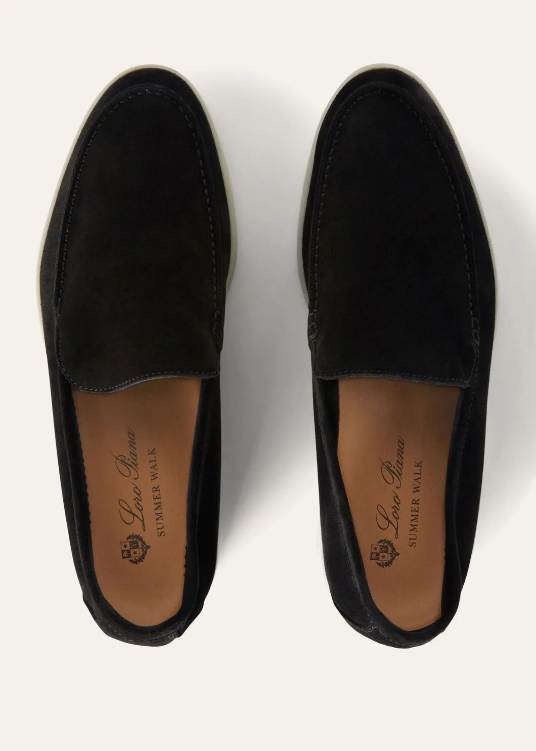 Summer Walk in Black Suede for Men