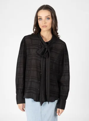 Tam Tie Top - Black