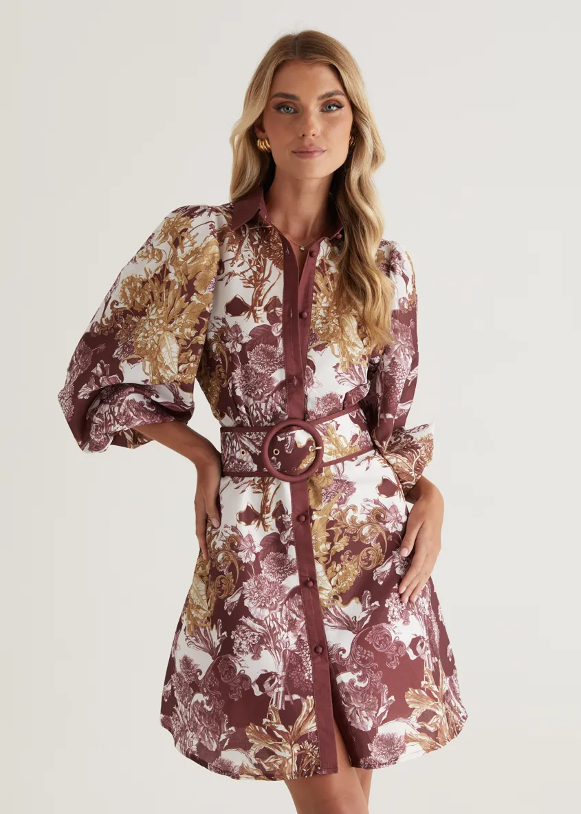 Tavana Dress - Merlot Chateau