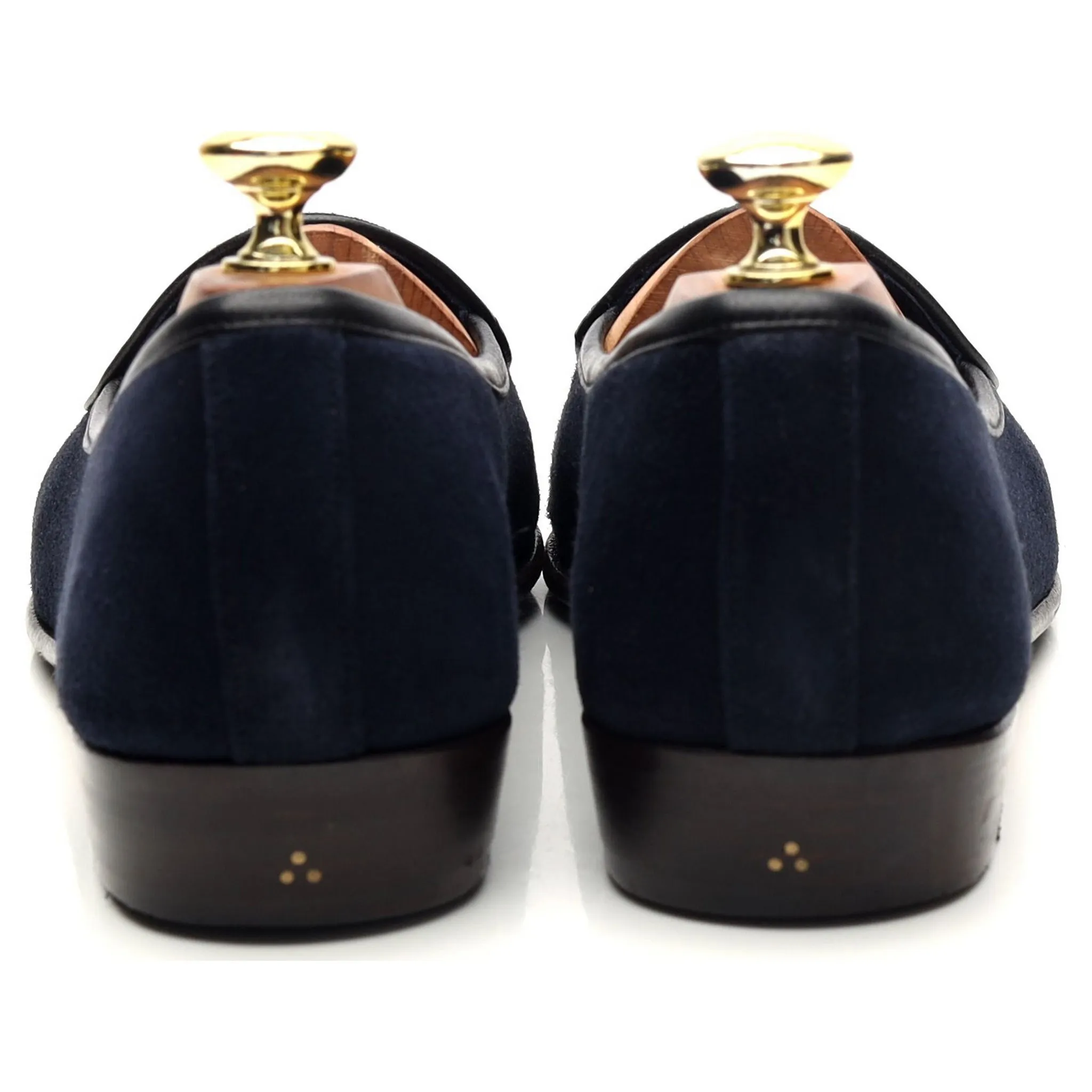 The Armoury 'Sagan Classic' Navy Blue Suede Slip on Loafers UK 7 / UK 7.5