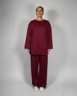 The Burgundy Brookstone Set