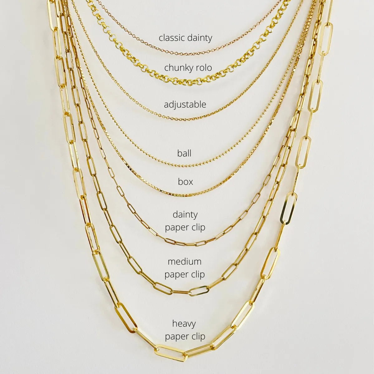 The Classic Dainty Chain Necklace - Sterling Silver & Gold Filled