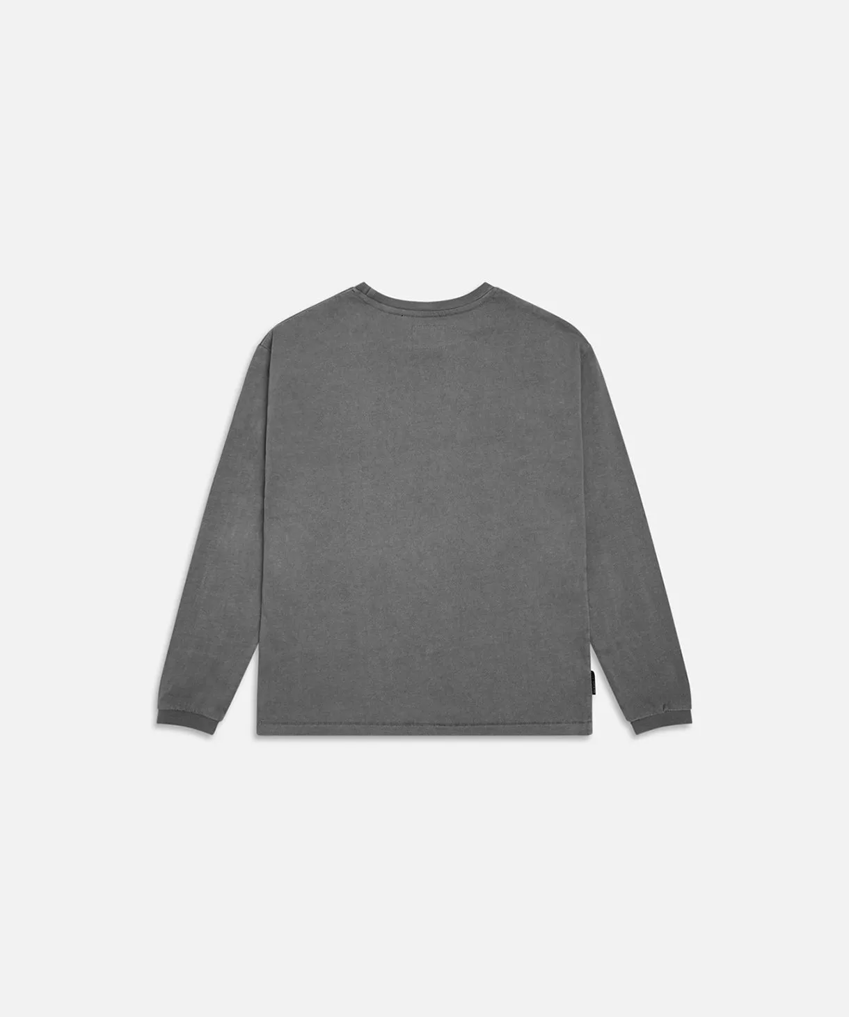 The Indie Oversize Ls Tee - Charcoal