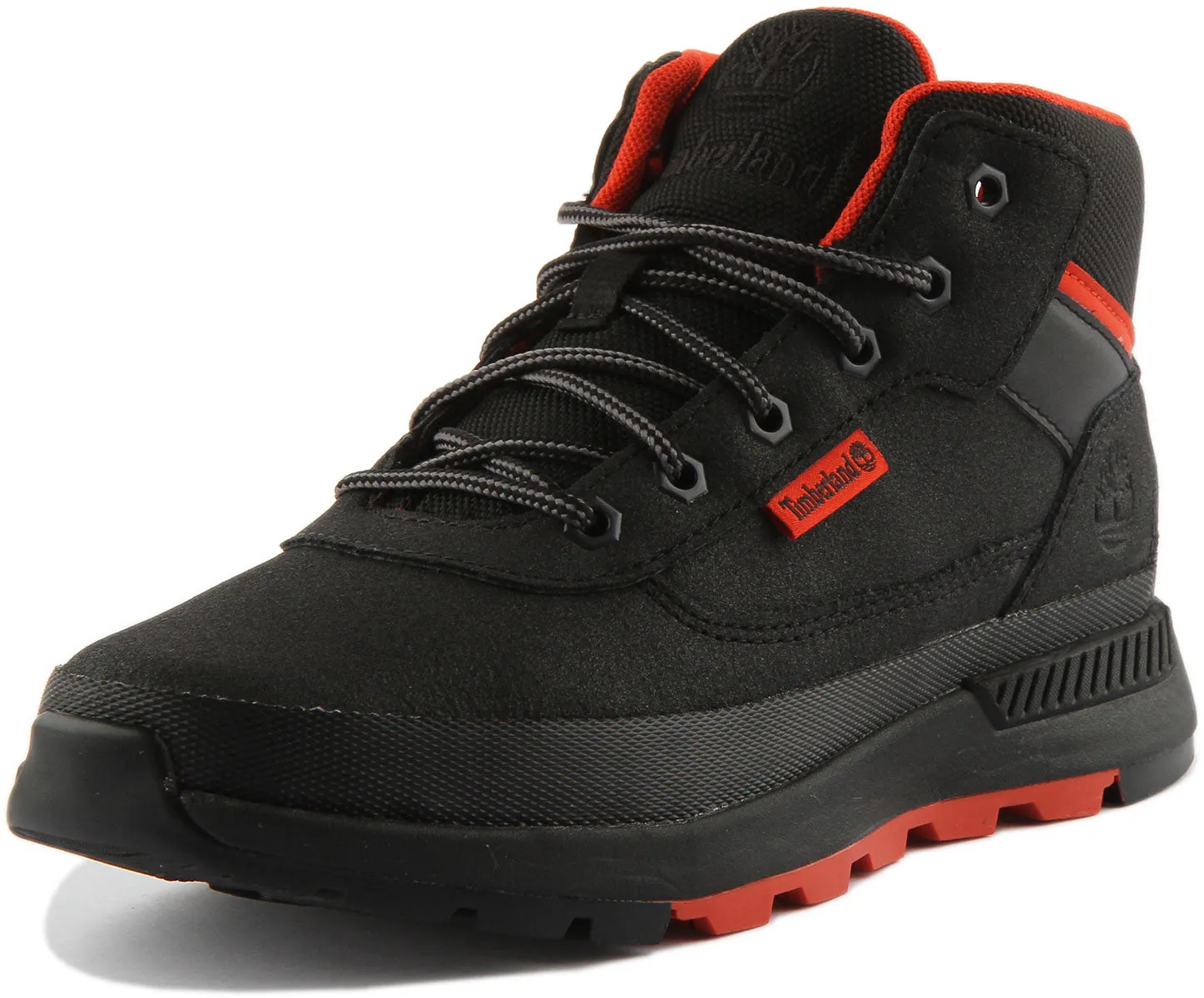 Timberland Field Trekker A2Gp8 In Black Red For Junior