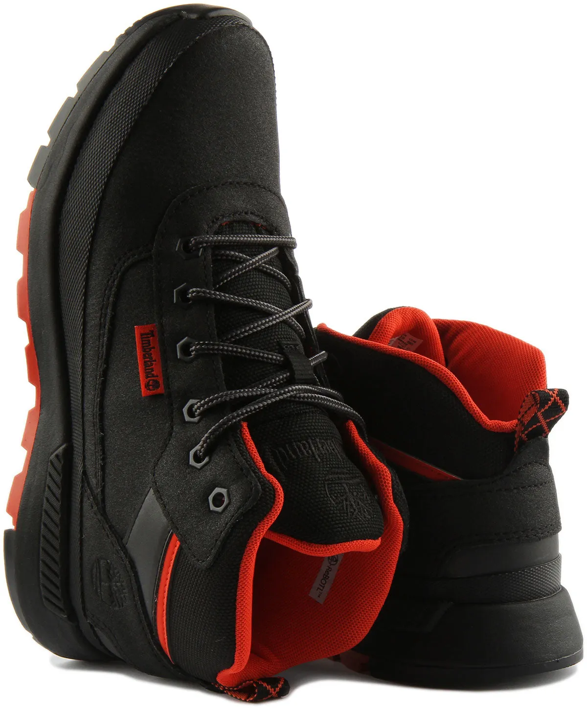 Timberland Field Trekker A2Gp8 In Black Red For Junior