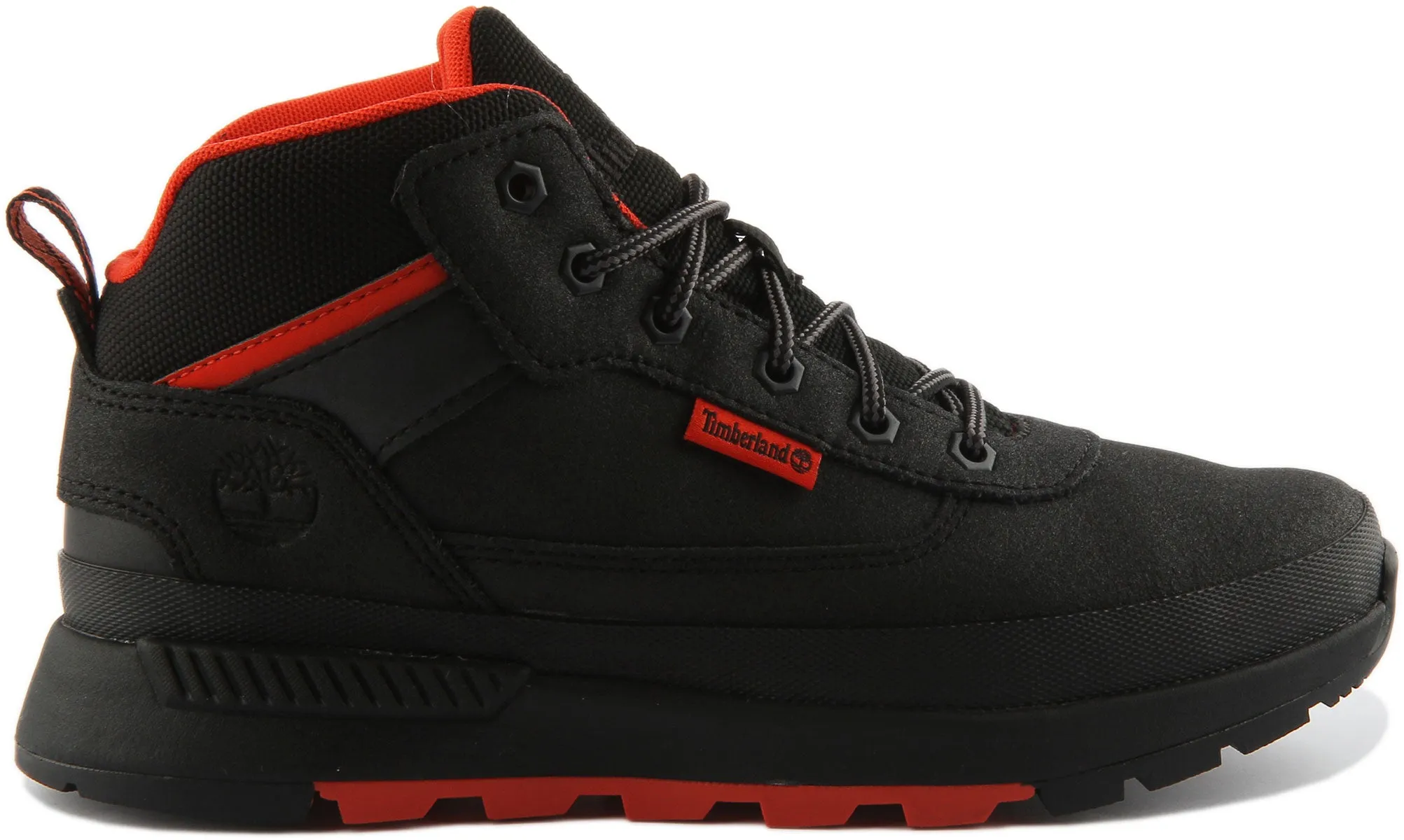 Timberland Field Trekker A2Gp8 In Black Red For Junior