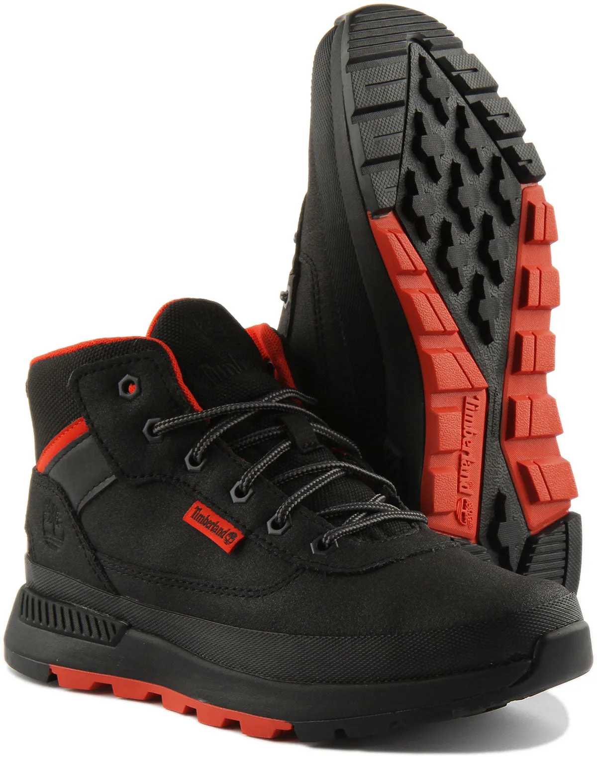 Timberland Field Trekker A2Gp8 In Black Red For Junior