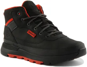 Timberland Field Trekker A2Gp8 In Black Red For Junior