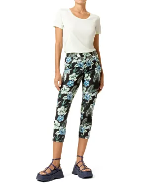 Tropical Essential Denim Capri