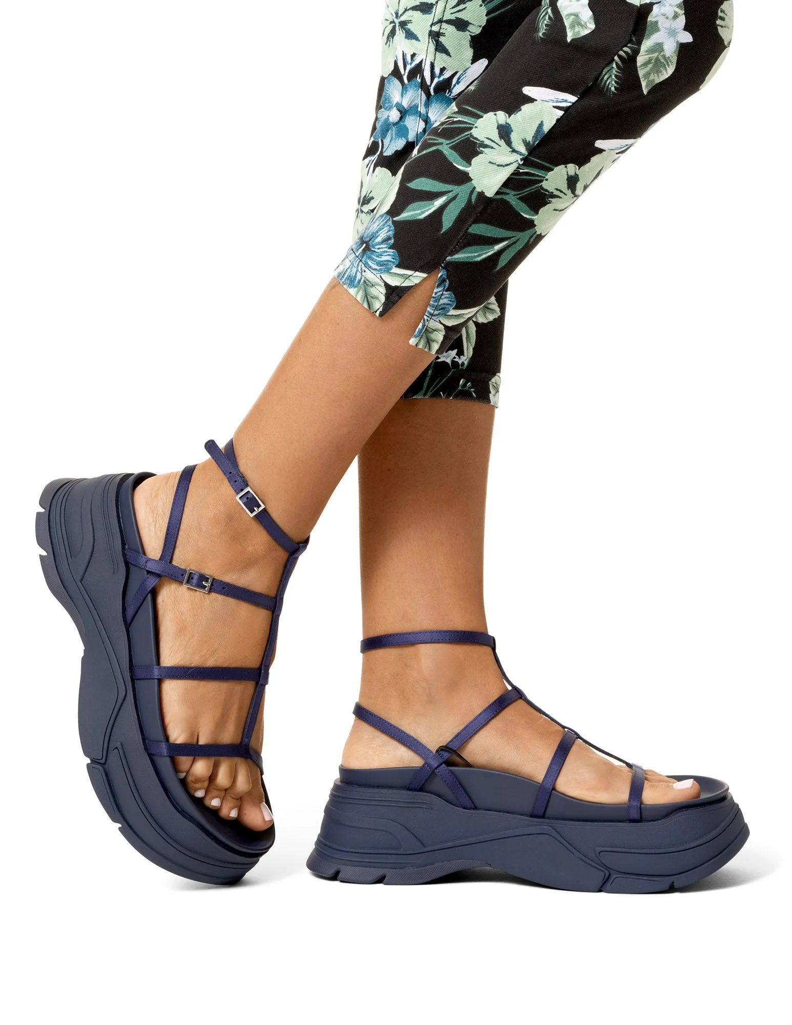 Tropical Essential Denim Capri