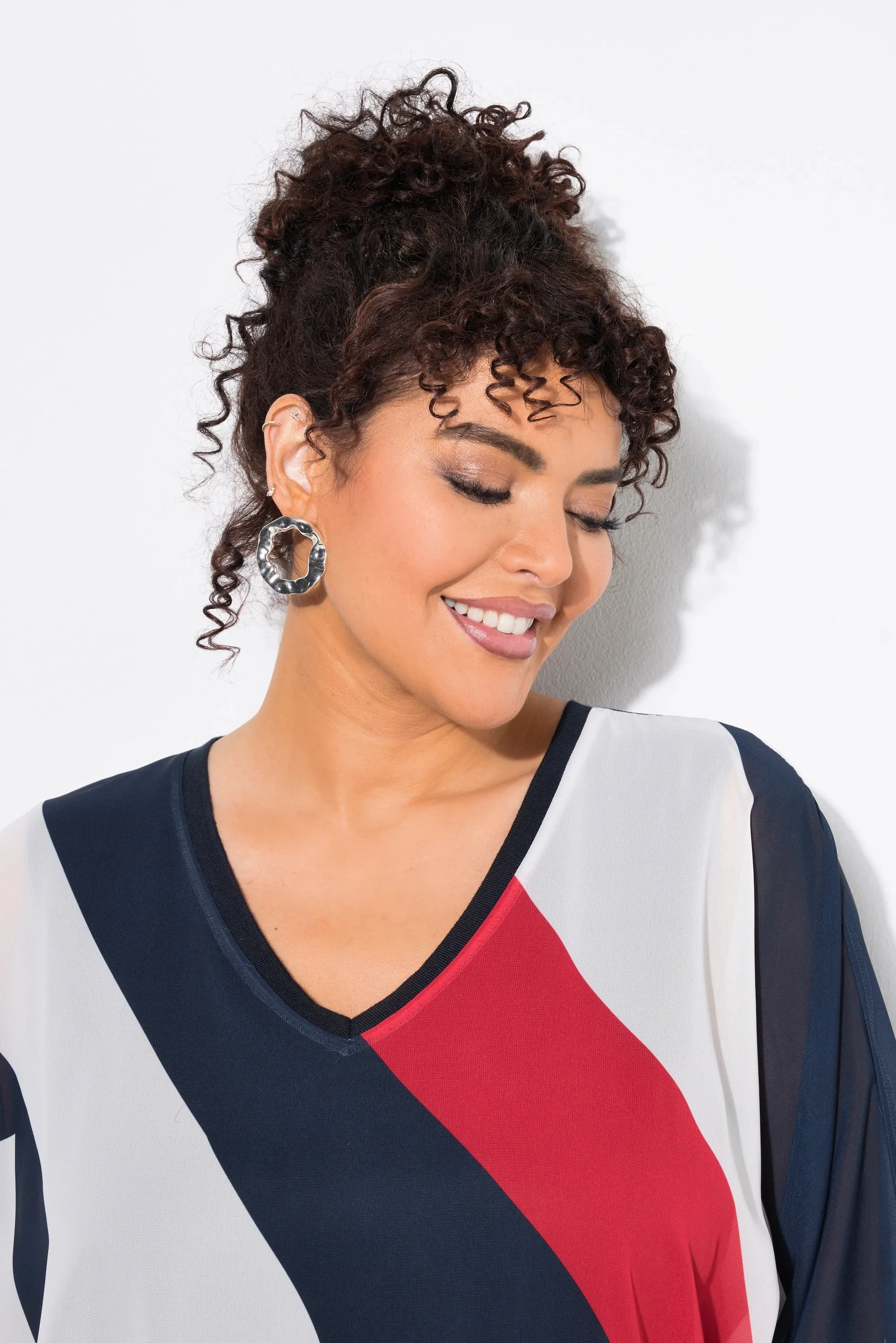 Ulla Popken Wave Print Tunic