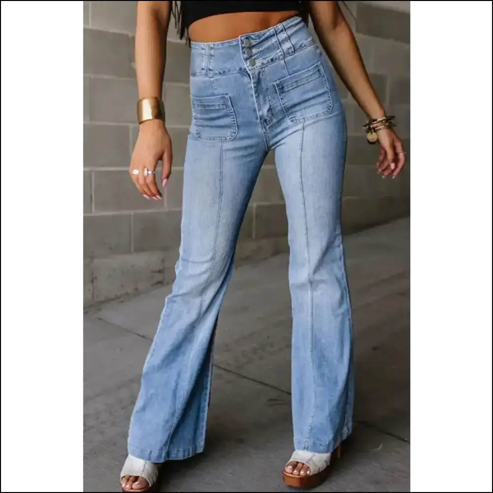 Unleash your Inner Diva with Needful Things High Waist Bootcut Jeans!