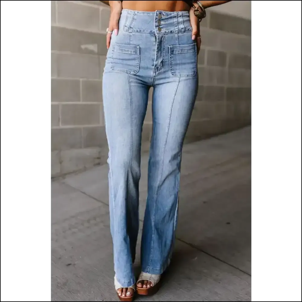 Unleash your Inner Diva with Needful Things High Waist Bootcut Jeans!